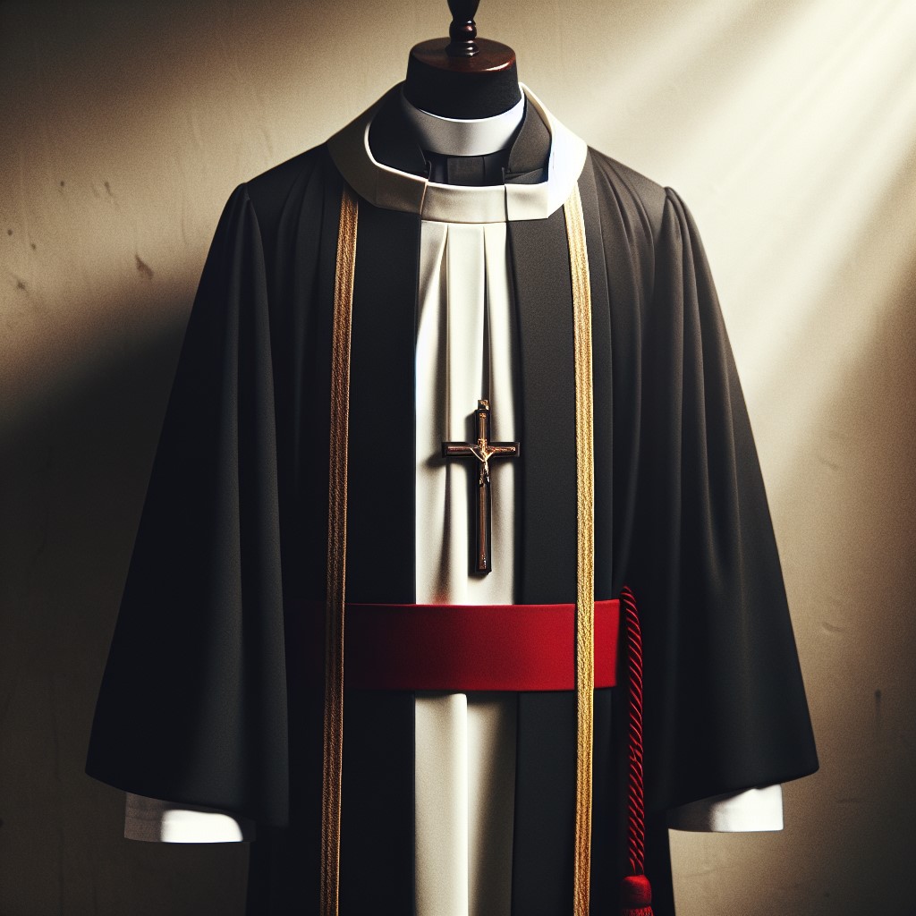 What does a clergy robe represent